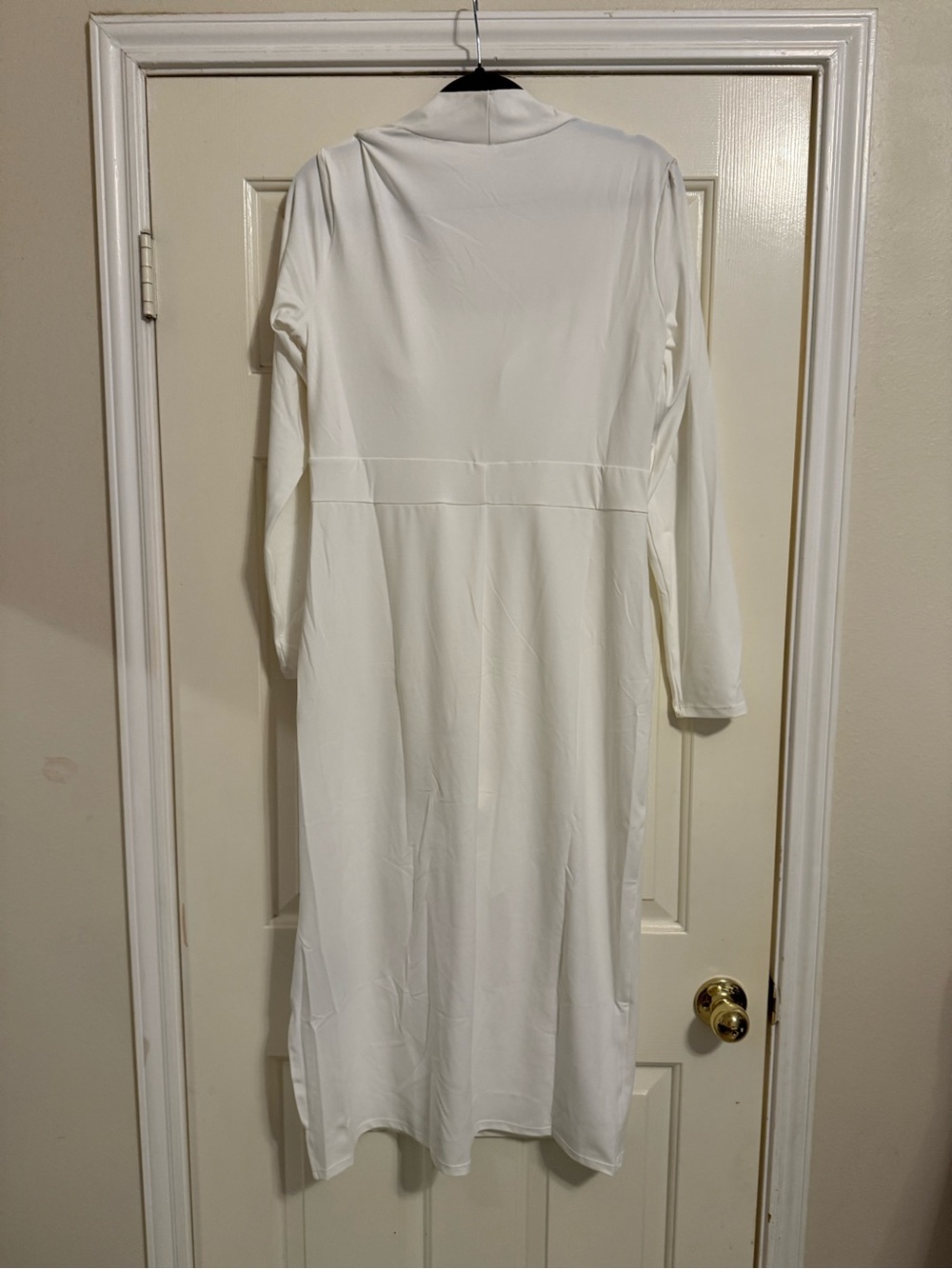 HALARA White Long-Sleeve Midi Dress - Picture 3 of 5